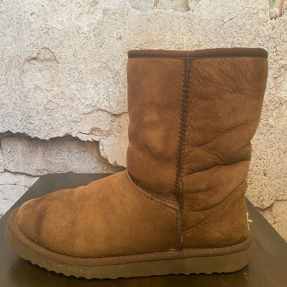 UGG Chocolate Sheepskin Shortie Boots